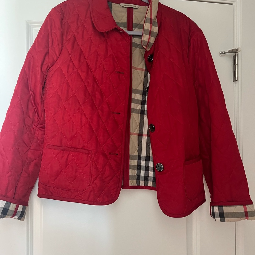 Burberry quilted jacket